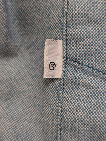 Chemise LEVI'S Flanelle XXL Vtg Coton Vert Pâle/Bleu Coupe Moderne