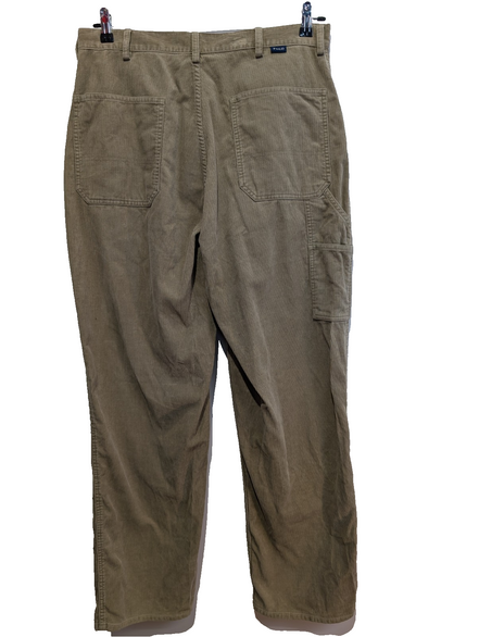 Pantalon Velours Fin Cargo Polo Ralph Lauren W35 L32 Crème Très Bon État