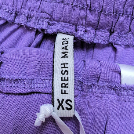 Short Femme XS Fresh Made Violet 100% Viscose Fluide Neuf avec Étiquette
