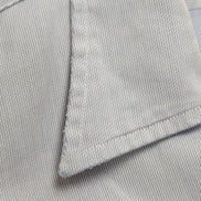 Chemise Polo Ralph Lauren Shirt Andrew M L Rayée Bleu Coton Col Classique