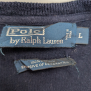 Pull Sweat Polo Ralph Lauren Col Rond Bleu Marine Taille M Logo Vert