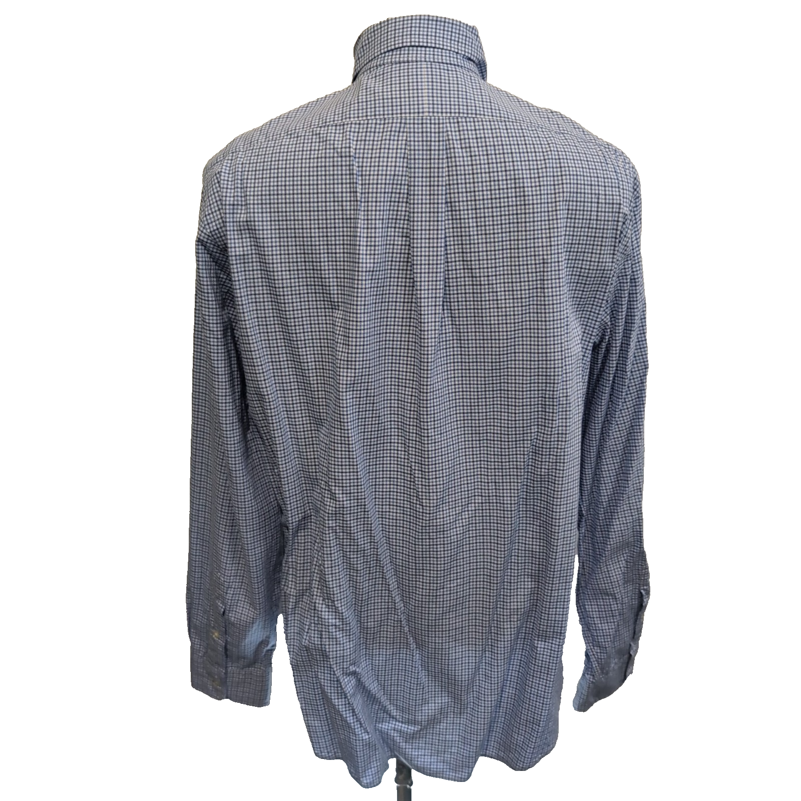 Chemise Ralph Lauren Taille L Bleue à Carreaux 100% Coton Logo Bleu Marine
