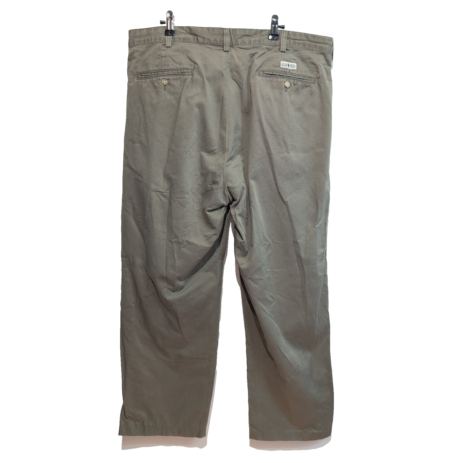 Pantalon Chino Polo Ralph Lauren W38 L30 Kaki 100% Coton À Pinces