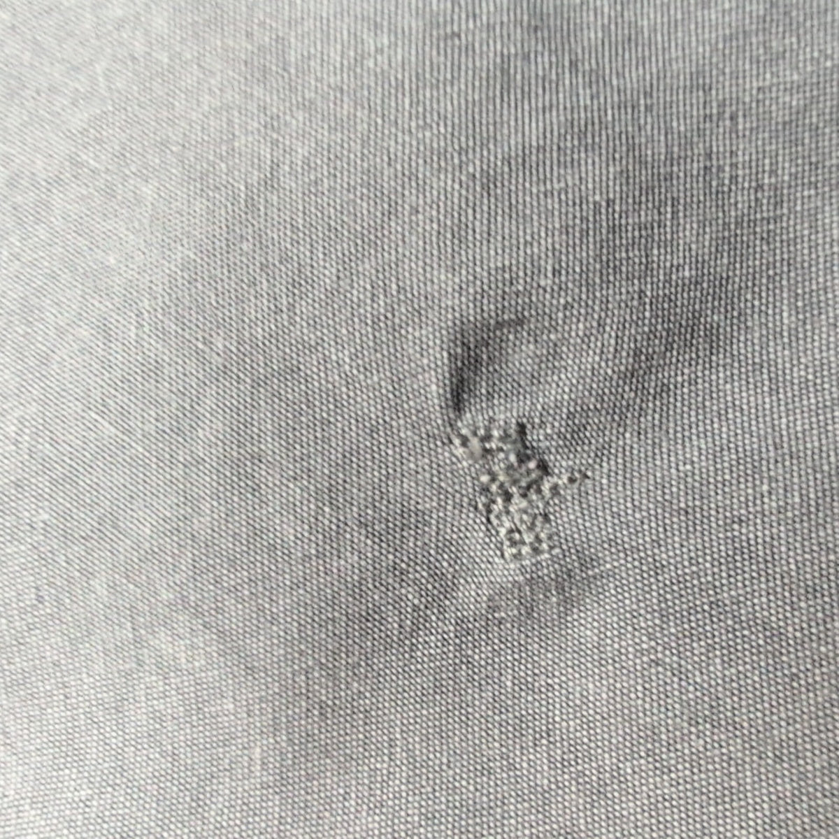 Chemise Columbia L Gris Uni 100% Coton Poche Stylo Minimaliste manches longues