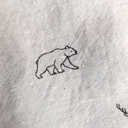Chemise Mountain Ridge M animaux élan ours renard sapins coton manches longues