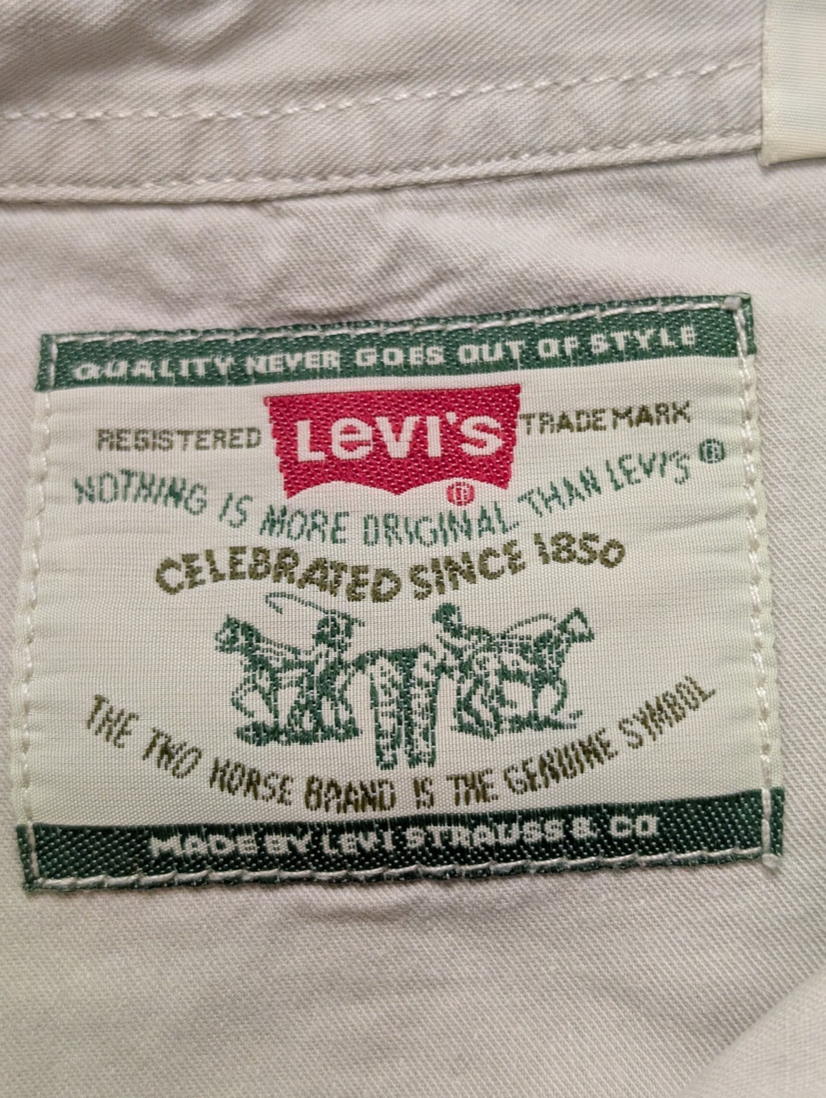 Chemise Levi's Workwear Rare - Security Agent - L taille grand (XL / XXL)
