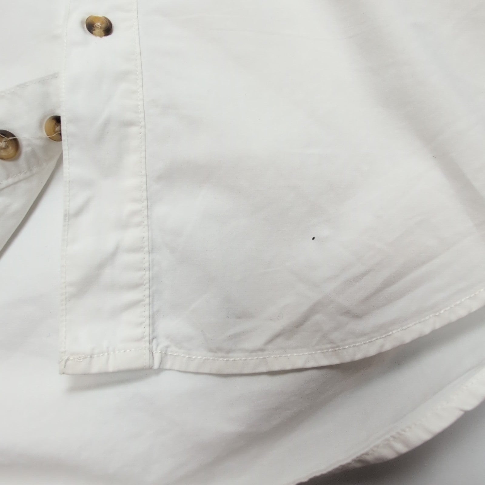 Chemise Tommy Hilfiger Vintage Blanche Écusson Brodée Taille M