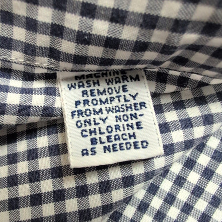 Chemise Ralph Lauren XL Marine Carreaux Shirt Button Down Made Northern Ireland