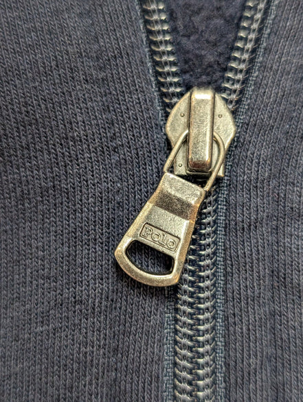 Polo Ralph Lauren Veste Zippée Survêtement Bleu Marine Rouge M Track Jacket