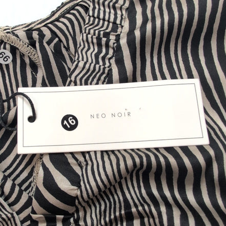 Robe Neo Noir Isobel Floating T36 Longue Manches Longues Neuve Étiquette
