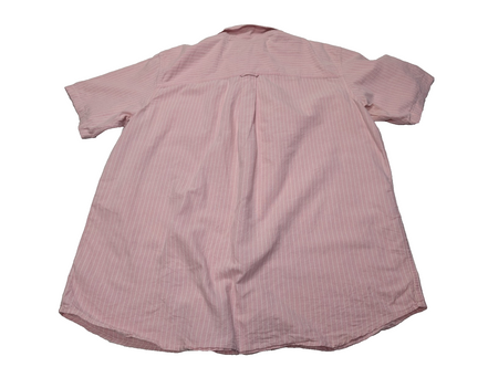 Chemise Chaps manches courtes rose à rayures taille XL #227msch