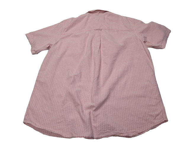 Chemise Chaps manches courtes rose à rayures taille XL #227msch