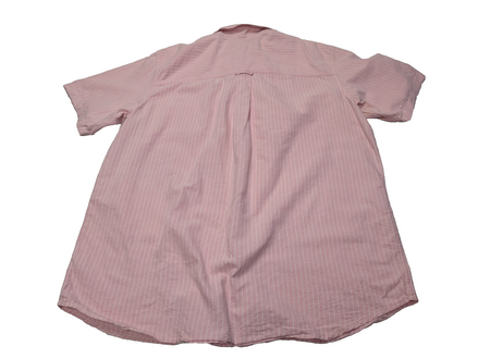 Chemise Chaps manches courtes rose à rayures taille XL #227msch