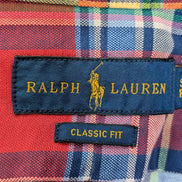 Chemise Ralph Lauren Shirt S Carreaux Multicolores Classic Fit Button Down QR