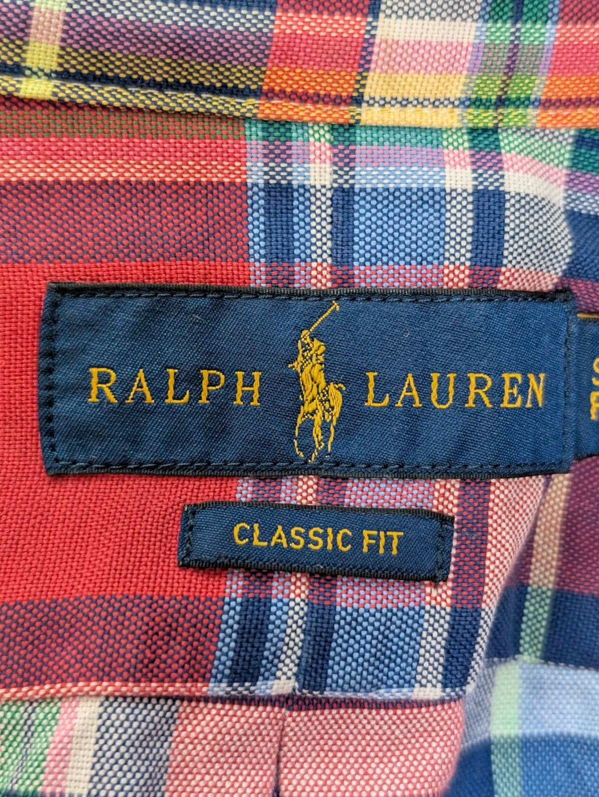 Chemise Ralph Lauren Shirt S Carreaux Multicolores Classic Fit Button Down QR