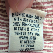 Chemise L.L. Bean à rayures rouges manches courtes taille XL #115e
