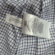 Chemise Ralph Lauren M L Violet Carreaux Oxford Slim Fit Shirt Col Classique