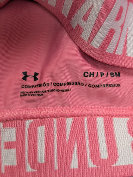 Top de Compression Under Armour Femme Rembourré Mousse Taille S/M