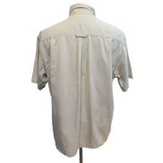 Chemise Manches Courtes Dockers Khakiware 100% Coton Beige 1 poche Taille L