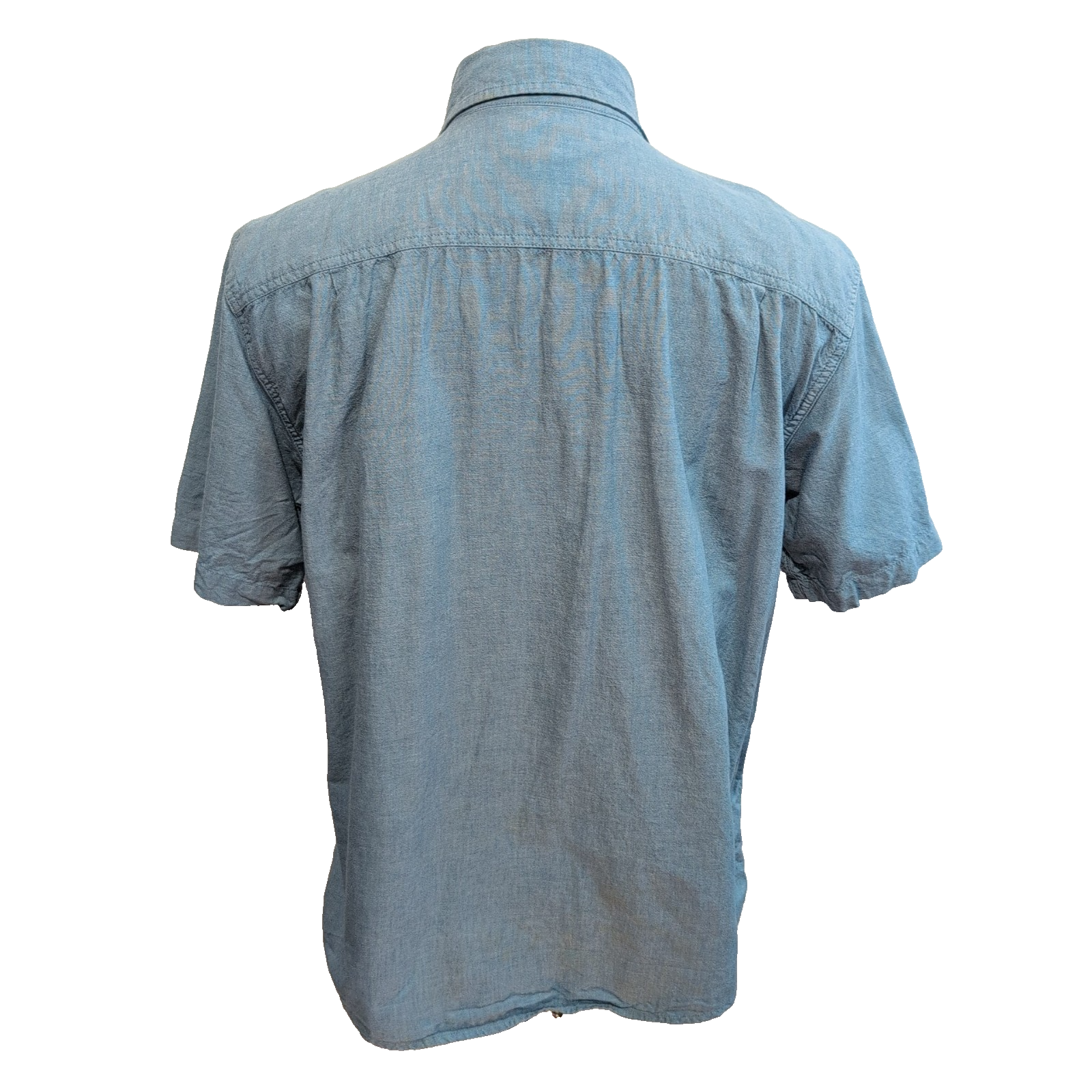 Chemise Carhartt M Bleu Uni Original Fit Workwear Ripstop manches courtes