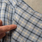 Chemise manches courtes Chaps Ralph Lauren L carreaux shirt button down bleu