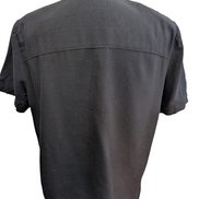 Veste chemise blazer Sag Harbor noire manches courtes taille L