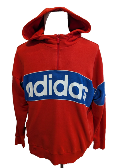 Sweat à Capuche NIKE Homme Femme M Rouge Col Zippé Poches Zippées Sport