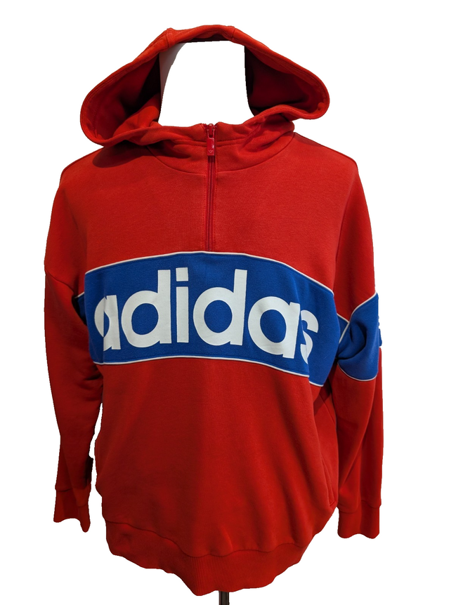 Sweat à Capuche NIKE Homme Femme M Rouge Col Zippé Poches Zippées Sport