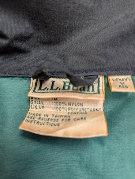 Veste Coupe-Vent L.L. Bean Verte Femme Taille M Blouson Outdoor Technique 🧥