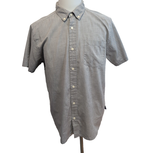 Chemise Patagonia grise manches courtes une poche taille L