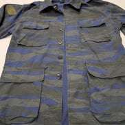 Veste Militaire Armée Grecque Marine Camouflage Bleu Noir RIPSTOP S