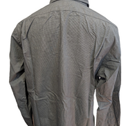 Chemise Polo Ralph Lauren  Estate Shirt XL Carreaux Gris Col Classique Sans Logo