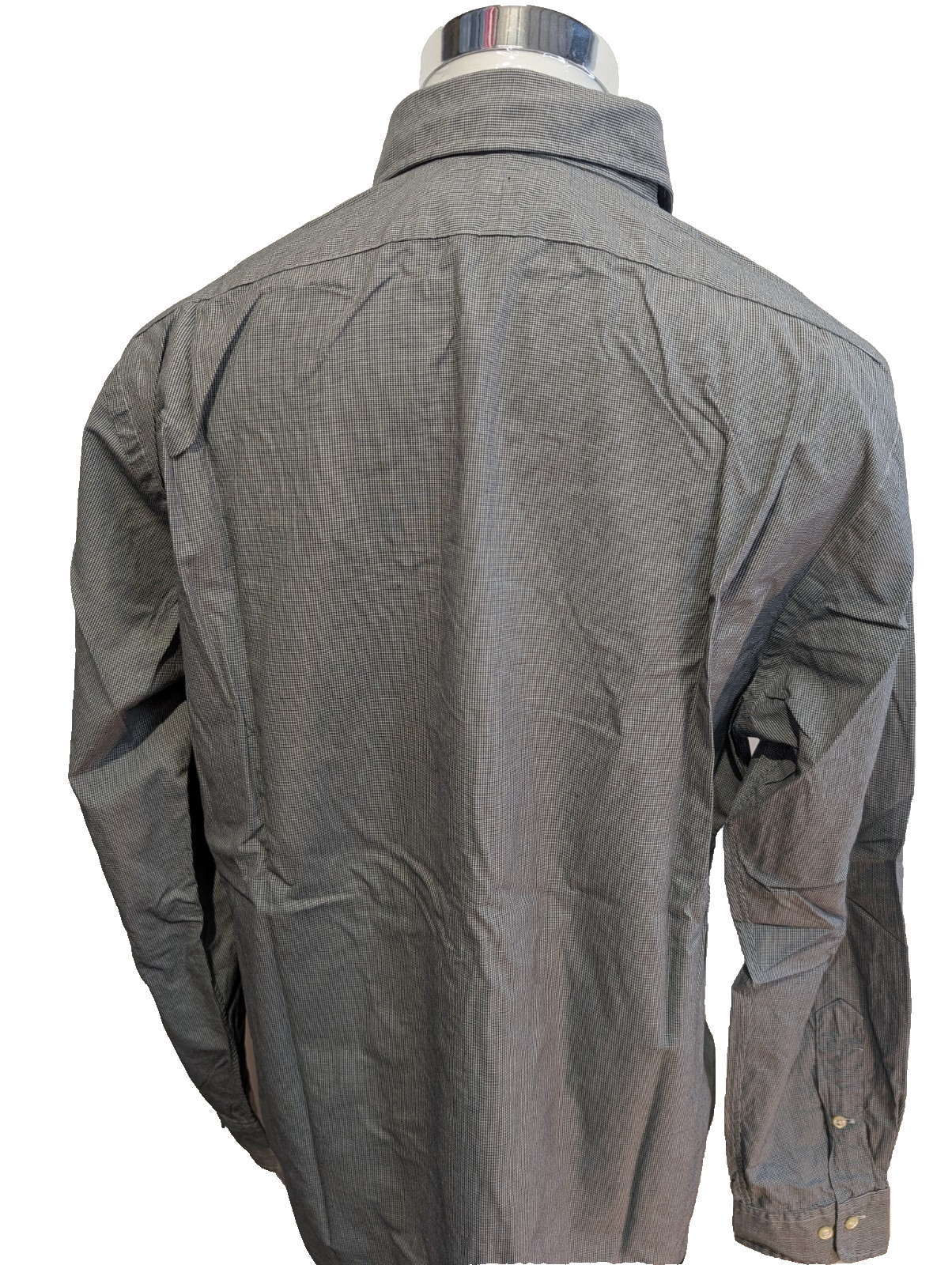 Chemise Polo Ralph Lauren  Estate Shirt XL Carreaux Gris Col Classique Sans Logo