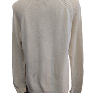Pull Lauren Ralph Lauren Femme Blanc Crème Doublé Coton Taille M Excellent État