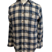 👖 Chemise LEE S Flanelle Poly-Coton Carreaux Bleu Jaune |299S