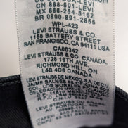Jean Levi's Signature Femme Noir Profond Stretch Skinny Fit T36 W26 L30 Chic