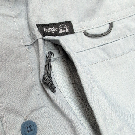 Chemise Wrangler Outdoor Homme Taille XL Technique Rando Gris Bleu