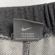 Pantalon Jogging NIKE VINTAGE Gris S (36/38) Femme Wide Leg 100% Coton Bande