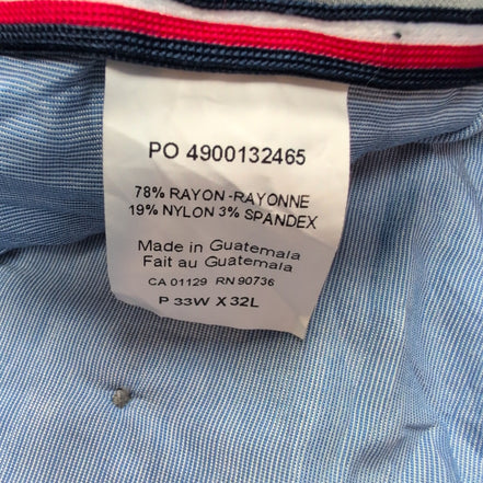 Pantalon chino Tommy Hilfiger ultra stretch gris taille W33xL32 FR42 #52ct
