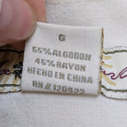 Chemise Hawaïenne Joe Marlin Coton & Rayon Blanc Cassé - Taille L