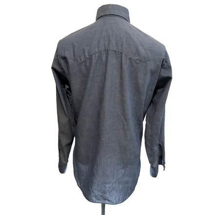 Chemise Levi's L Western Vintage Bleu Regular Fit Boutons Pression