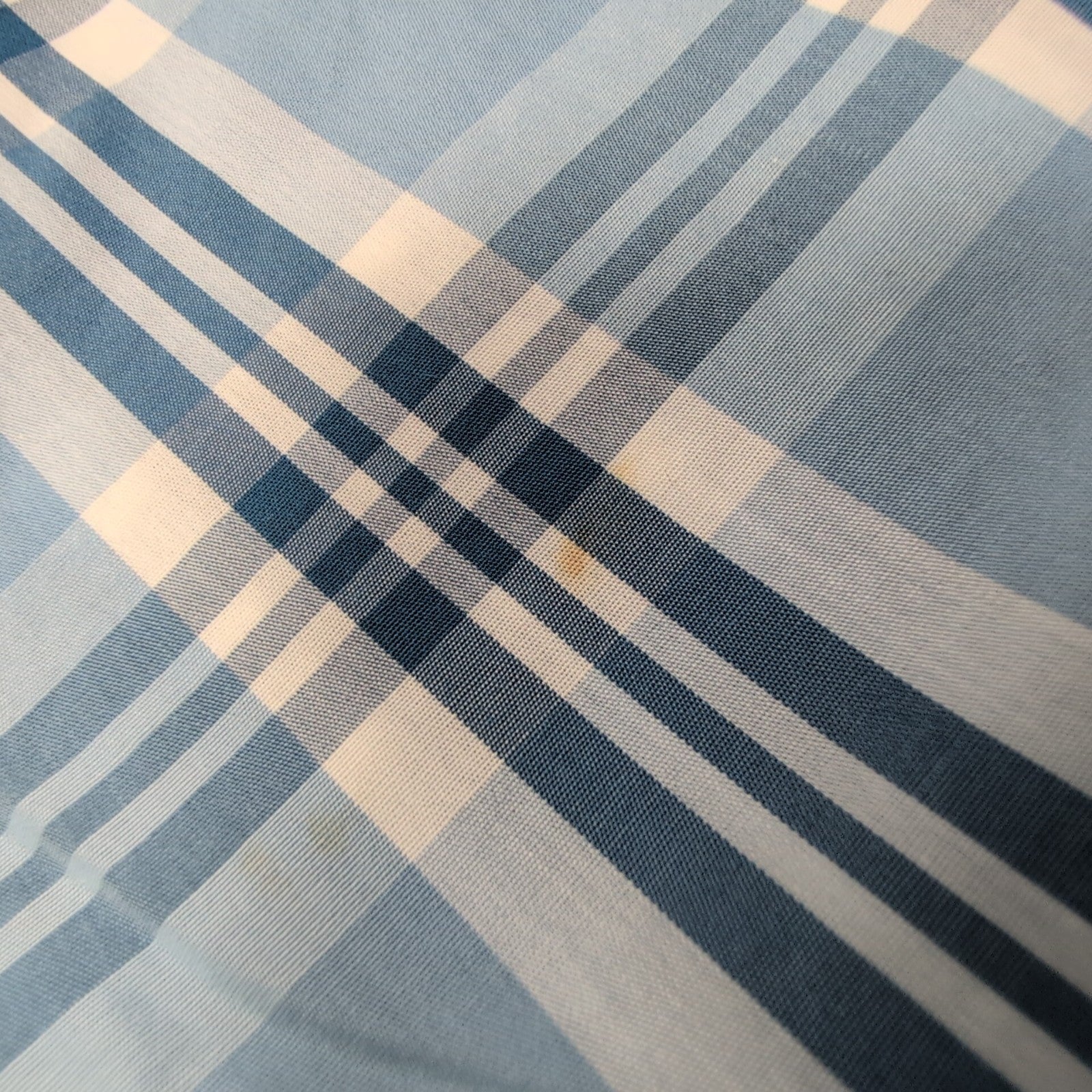 Chemise L.L Bean bleue à carreaux taille L #124e