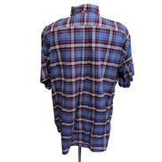 Chemise Ralph Lauren 2XL Big XXL 3XL Bleu Blanc Rouge Logo Marron QR Code