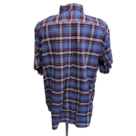 Chemise Ralph Lauren 2XL Big XXL 3XL Bleu Blanc Rouge Logo Marron QR Code