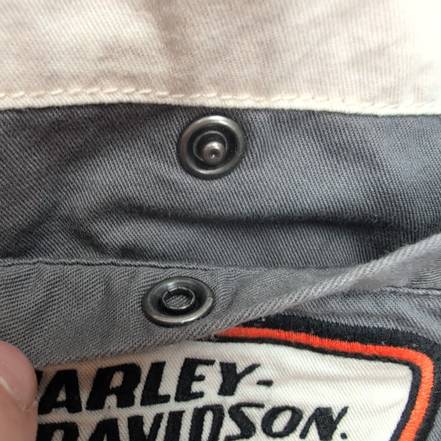 Chemise Harley Davidson Racing 3XL blanche brodée biker rare XXL