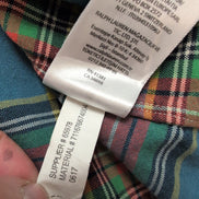 Chemise Ralph Lauren 2XB 3XL Carreaux Multicolore Poche Inde manches longues