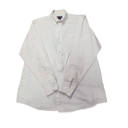 Chemise Chaps blanche unie taille S manches longues homme