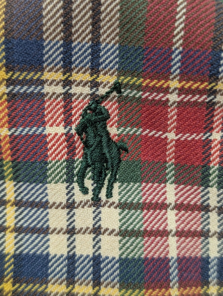 CHEMISE Ralph Lauren homme M Classic Fit ROUGE carreaux hiver