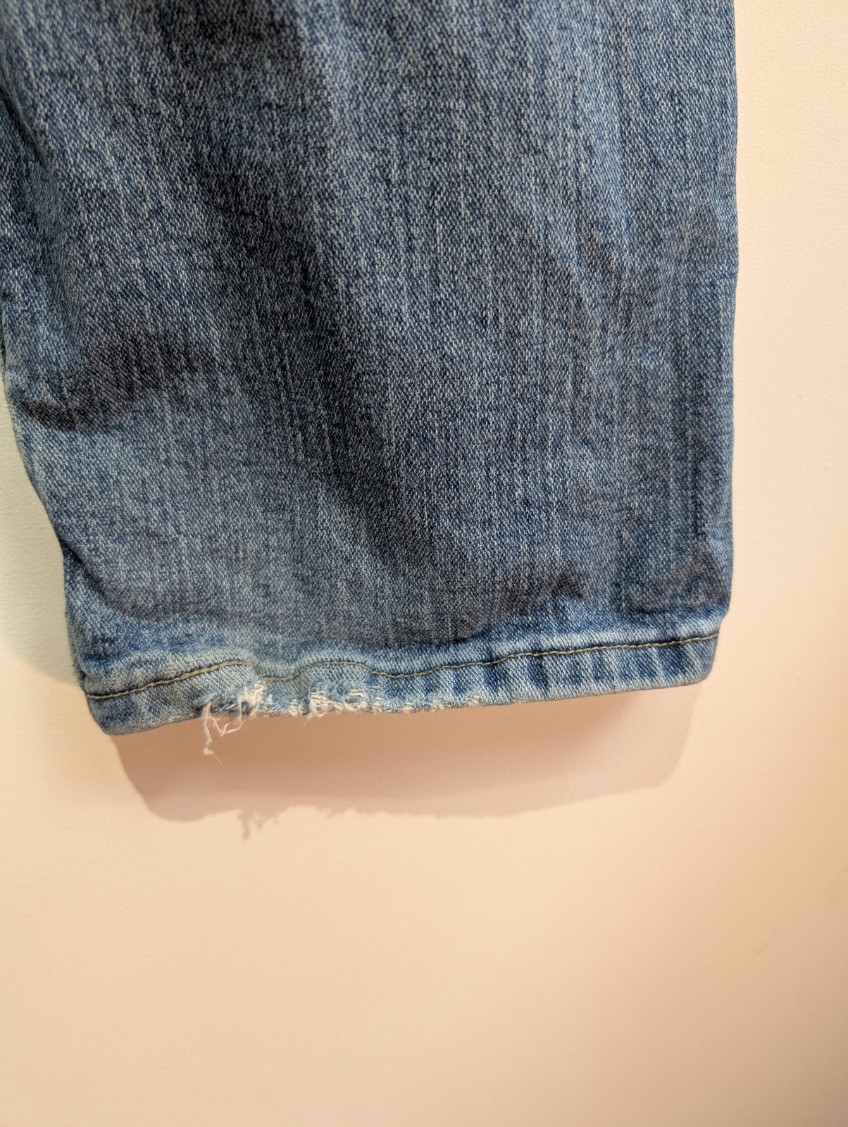 Jean Lee Homme Bleu Patiné Stretch W38 L29 Vintage Original Denim