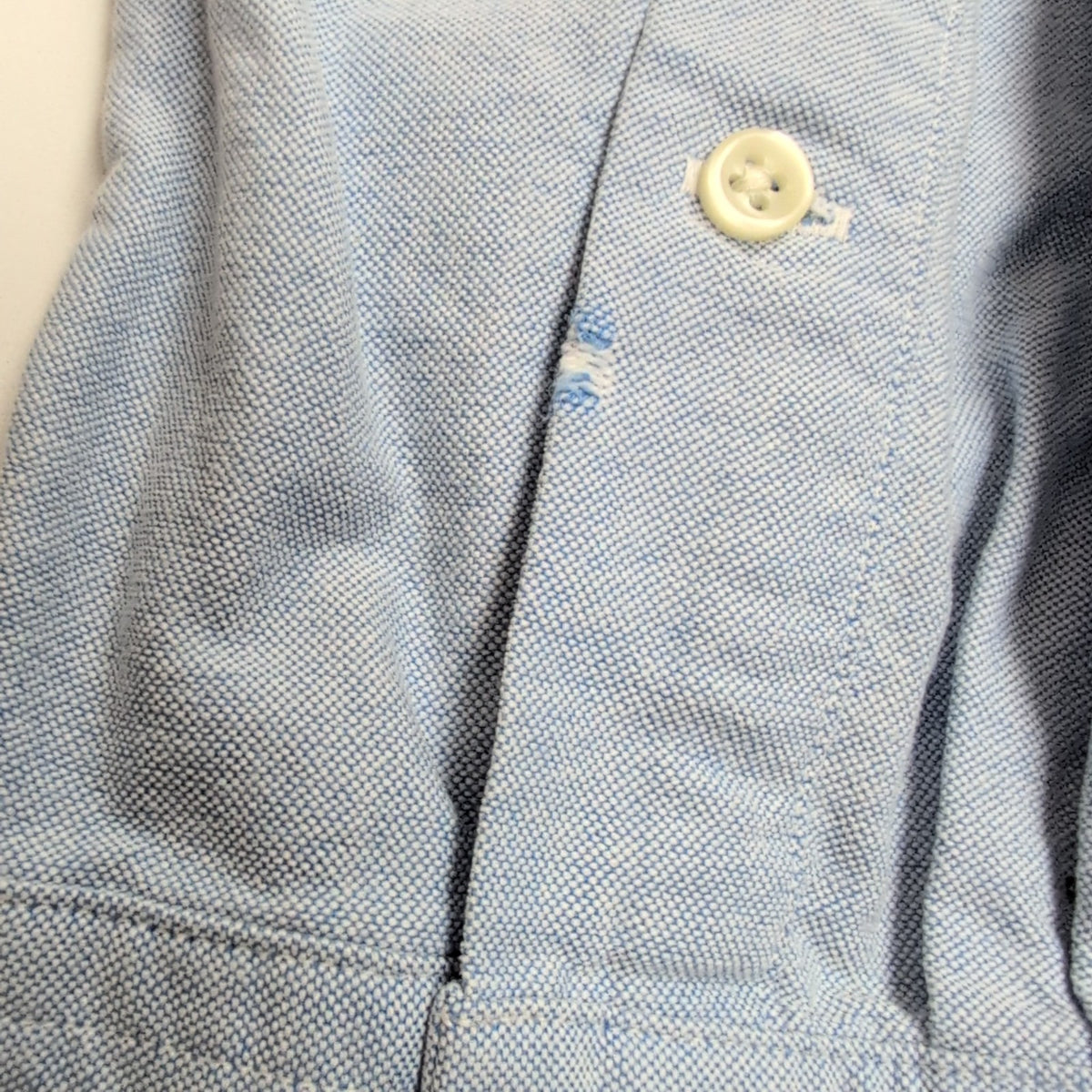 Chemise Ralph Lauren L Bleu Oxford Shiner Park Brodée Button Down Shirt